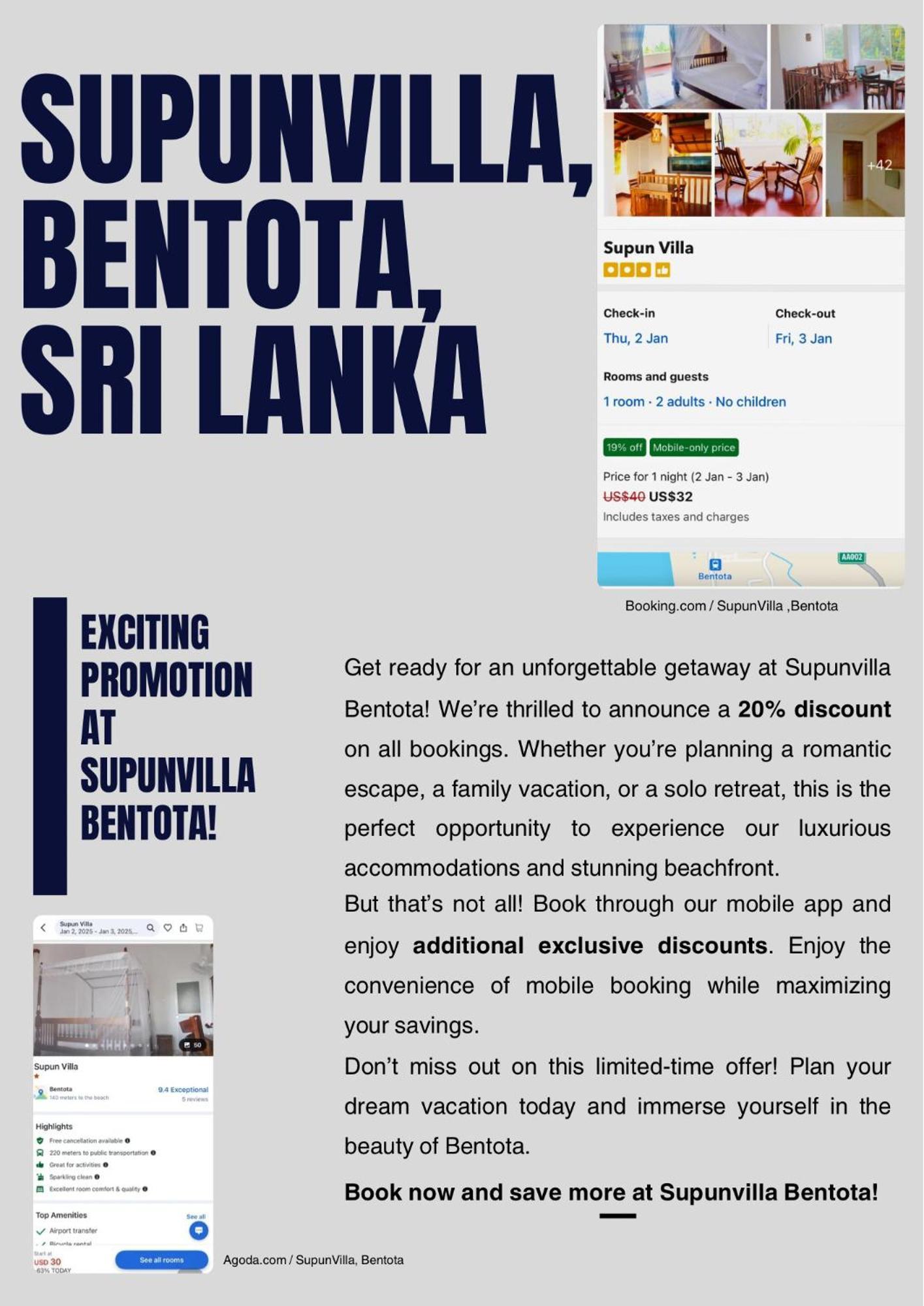 Supun Villa Bentota Ngoại thất bức ảnh